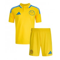 Maglie da calcio Leeds United Seconda Maglia Bambino 2024-25 Manica Corta (+ Pantaloni corti)